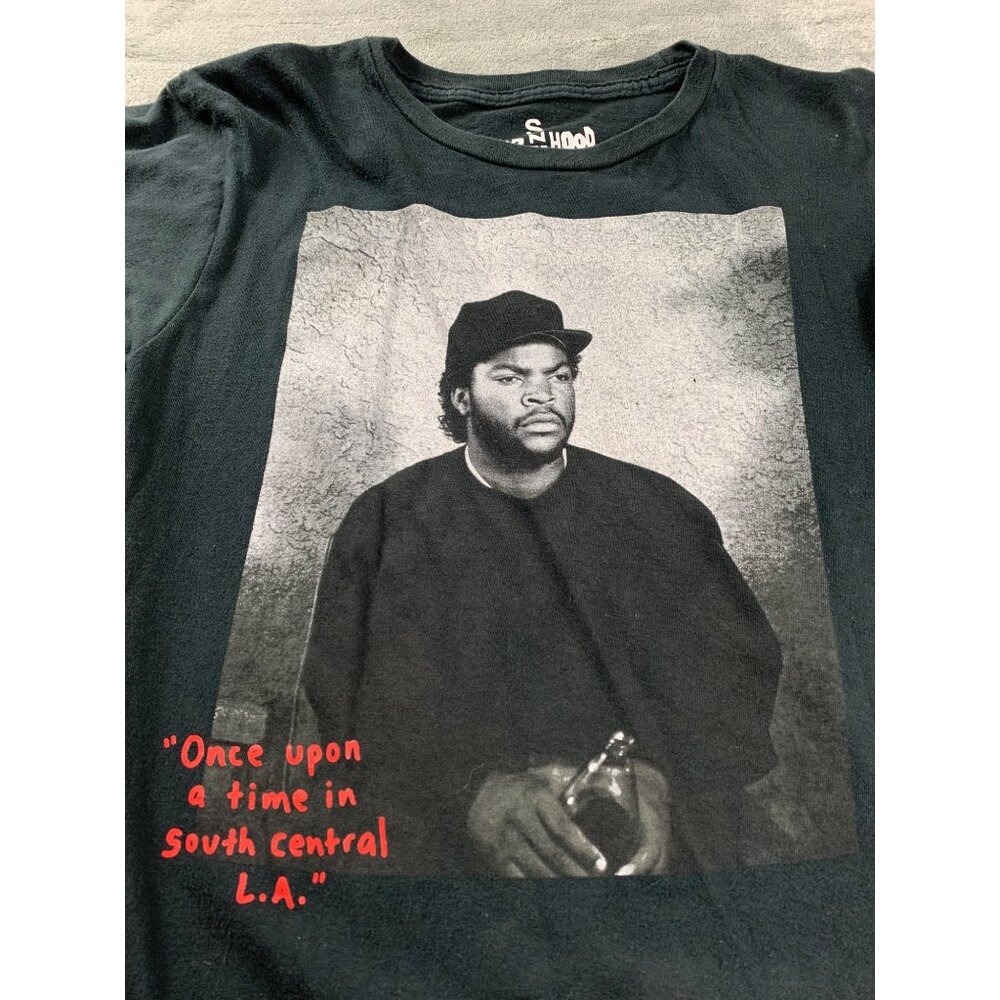 Boyz N The Hood Womens Small Black Ice Cube Long Sleeve Shirt Once Upon A Time - Picture 8 of 9